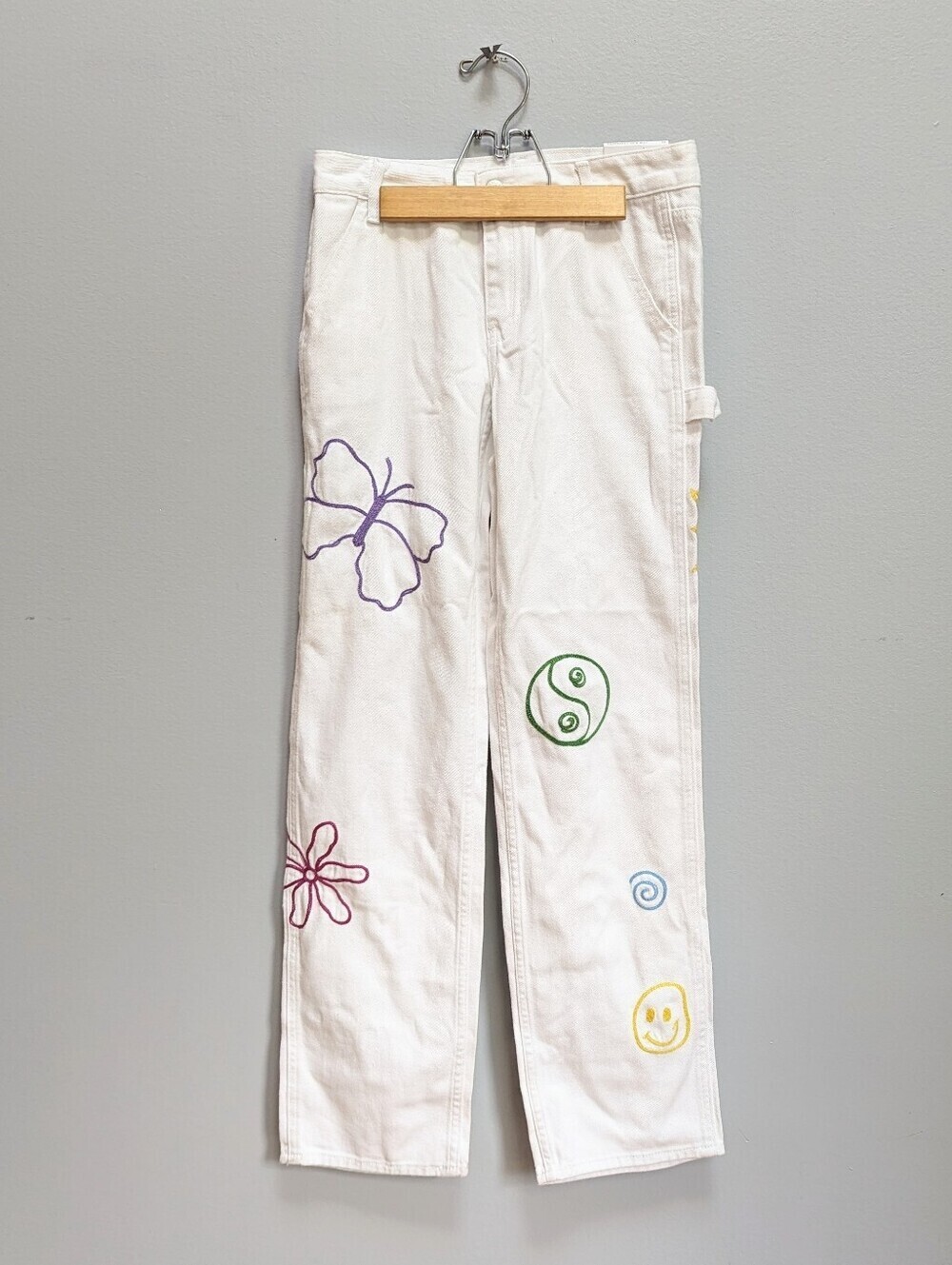 PacSun Graphic Low Rise Carpenter Pants - NEW - FLAWED